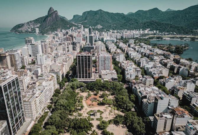 Zona Sul do Rio de Janeiro, vista aérea